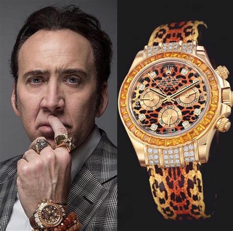 rolex daytona nicolas cage